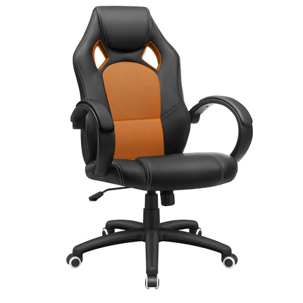 SONGMICS Racing chair office chair gaming chair black-orange