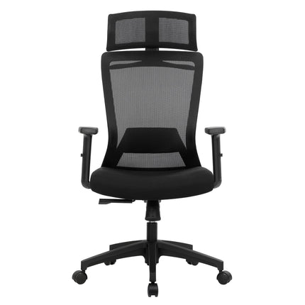 SONGMICS Office chair, ergonomic office chair, black OBN057B02