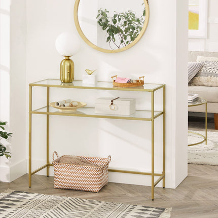 VASAGLE Console table, side table with 2 shelves