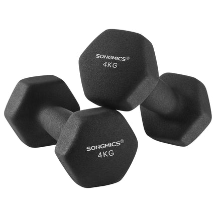 SONGMICS Halterset, set van 2, dumbbells, halters