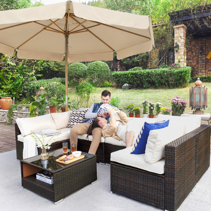 SONGMICS parasol 300 cm, octagonal garden parasol