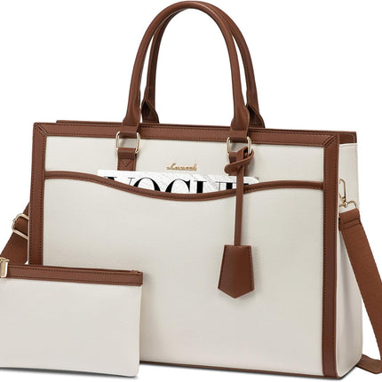 LOVEVOOK Laptoptas 15,6 inch zwarte handtas dames grote shopper tas lederen tote bag werktas schoudertas aktetas uni tas lerarentas schoudertas schoudertas voor business school