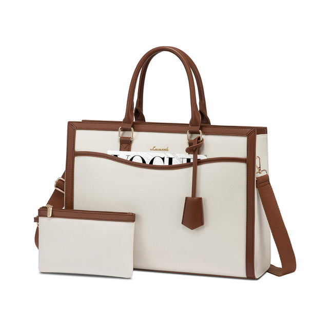 LOVEVOOK Laptoptas 15,6 inch zwarte handtas dames grote shopper tas lederen tote bag werktas schoudertas aktetas uni tas lerarentas schoudertas schoudertas voor business school