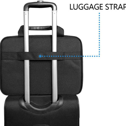 KROSER laptoptas 15,6 inch zakelijke tas laptop schoudertas waterafstotende schoudertas duurzame tablet hoes met RFID-tassen voor college/heren/vrouwen/mannen/dames