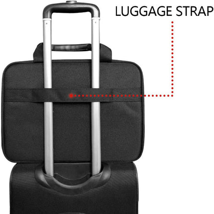 KROSER laptoptas 15,6 inch zakelijke tas laptop schoudertas waterafstotende schoudertas duurzame tablet hoes met RFID-tassen voor college/heren/vrouwen/mannen/dames