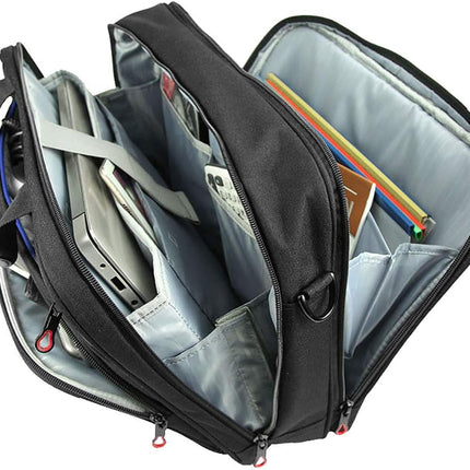 KROSER laptoptas 15,6 inch zakelijke tas laptop schoudertas waterafstotende schoudertas duurzame tablet hoes met RFID-tassen voor college/heren/vrouwen/mannen/dames