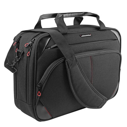 KROSER laptoptas 15,6 inch zakelijke tas laptop schoudertas waterafstotende schoudertas duurzame tablet hoes met RFID-tassen voor college/heren/vrouwen/mannen/dames