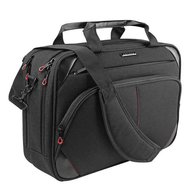 KROSER laptoptas 15,6 inch zakelijke tas laptop schoudertas waterafstotende schoudertas duurzame tablet hoes met RFID-tassen voor college/heren/vrouwen/mannen/dames