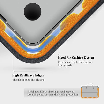 bagasin 15 15,6 inch laptop computer pc schoudertas draagtas, waterafstotende stof aktetas, lichtgewicht toploader, zakelijk casual of school