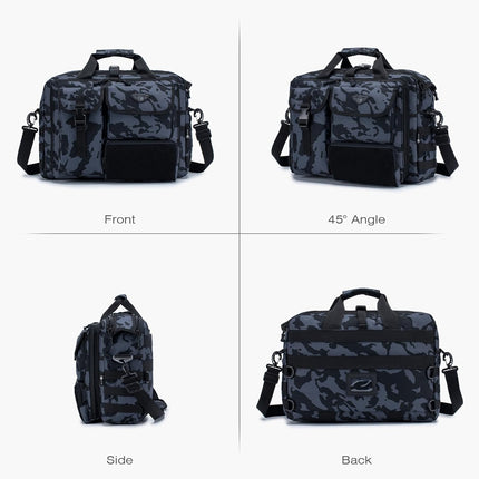 SPAHER Aktetas Heren Werktas Heren Laptoptas 14/15.6/17.3 Inch Zakelijk Tactische Tas Militaire Tas Schoudertas Messenger Bag Heren Cadeau voor Dames Heren