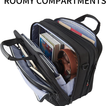 KROSER laptoptas 15,6 inch zakelijke tas laptop schoudertas waterafstotende schoudertas duurzame tablet hoes met RFID-tassen voor college/heren/vrouwen/mannen/dames