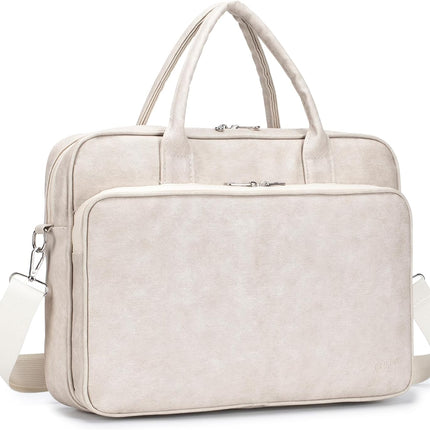 BAGZY Laptoptas 15.6 inch, Business Aktetas Werktas Laptoptas Schoudertas Lerarentas Met Schouderriem Handtas voor Kantoor