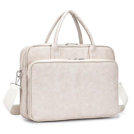 BAGZY Laptoptas 15.6 inch, Business Aktetas Werktas Laptoptas Schoudertas Lerarentas Met Schouderriem Handtas voor Kantoor