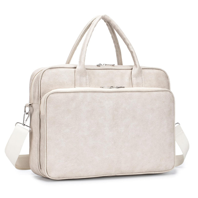 BAGZY Laptoptas 15.6 inch, Business Aktetas Werktas Laptoptas Schoudertas Lerarentas Met Schouderriem Handtas voor Kantoor