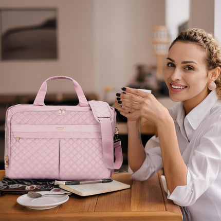 Sierra 17,3 inch laptoptas voor dames en heren, laptoptas, waterdichte aktetas voor zakenreizen, school, werktas