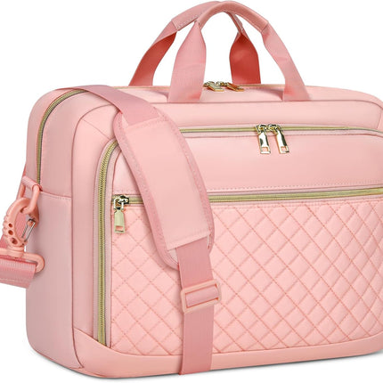 NEWHEY Tas voor 17,3 inch laptop, dames-werktas, waterdicht, grote tas, schoudertas, aktetas, voor kantoor, universiteit, school
