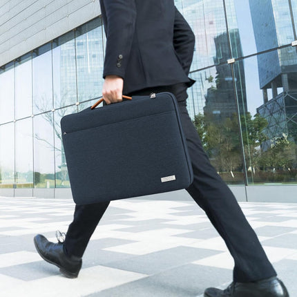 Sierra 15 15,6 inch laptophoes voor 15,6 inch HP Dell Lenovo Thinkpad Ideapad Acer ASUS Chromebook Samsung Notebook, waterdichte laptoptas/tas 15.6, denim blauw