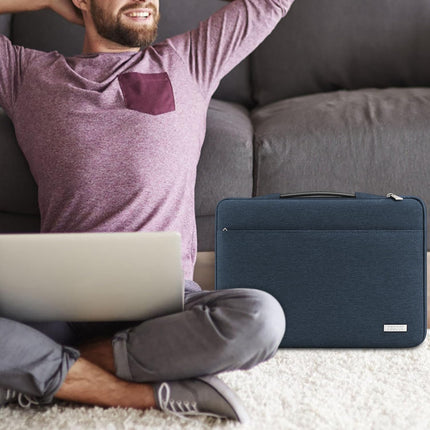 Sierra 15 15,6 inch laptophoes voor 15,6 inch HP Dell Lenovo Thinkpad Ideapad Acer ASUS Chromebook Samsung Notebook, waterdichte laptoptas/tas 15.6, denim blauw