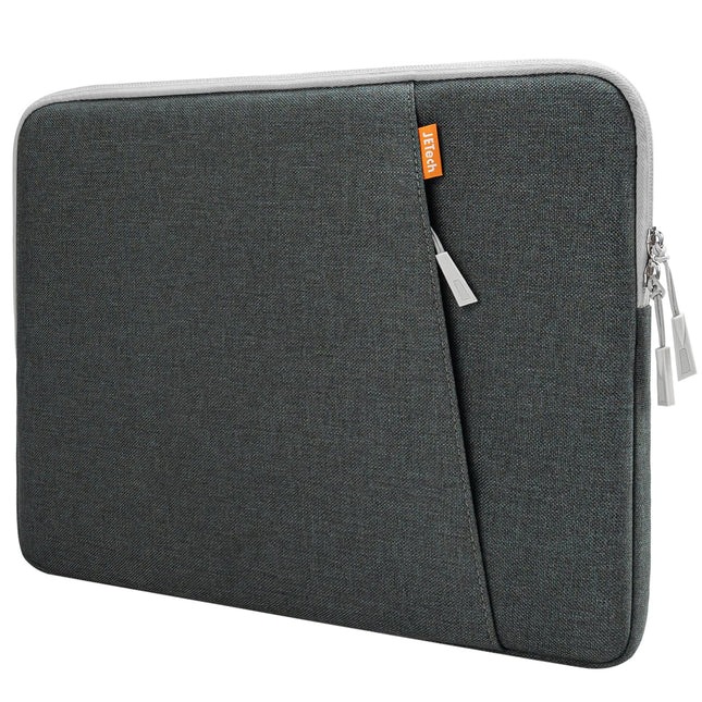 Sierra Laptop Mouw Case voor 14-Inch MacBook MacBook Air/Pro, MacBook Pro M4 / M3 / M2 / M1 2021-2024, Waterdichte Tas Hoes met Zak, Compatibel met 14 Inch Notitieboekje (Donkergrijs)