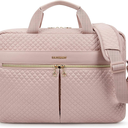 Sierra Laptoptas, 15,6-inch aktetas voor vrouwen, grote laptoptas, computertas, kantoor, reizen, zaken, roze, 17.3Inch