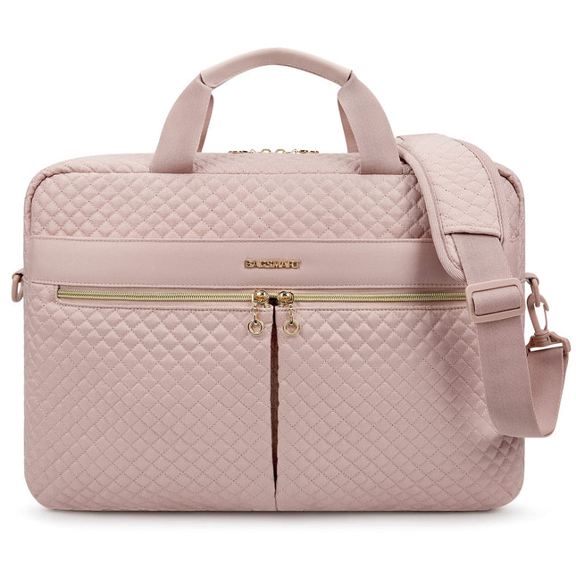 Sierra Laptoptas, 15,6-inch aktetas voor vrouwen, grote laptoptas, computertas, kantoor, reizen, zaken, roze, 17.3Inch
