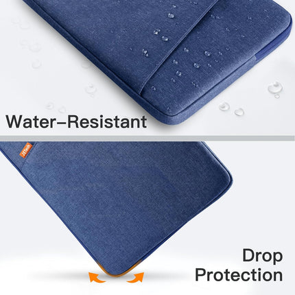 Sierra Laptop Sleeve Hoes voor 13,3 Inch MacBook Air/Pro, 14 Inch MacBook Pro M4 / M3 / M2 / M1 2021-2024, 13-13,6 Inch Laptop Notebook, Case Bag Waterdichte Beschermhoes (Kobalt Blauw)