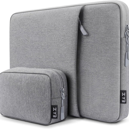 Sierra Laptoptas Hoes Sleeve beschermhoes voor 2022 MacBook Air 13.6 M2,2018-2020 MacBook Air 13 M1 A2337/A2179/A1932,2016-2022 Macbook Pro 13 M2 M1,2022-2018 Ipad Pro 12.9 M2 M1,Surface Pro etc,Grijs