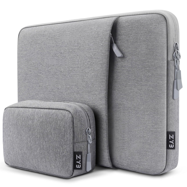 Sierra Laptoptas Hoes Sleeve beschermhoes voor 2022 MacBook Air 13.6 M2,2018-2020 MacBook Air 13 M1 A2337/A2179/A1932,2016-2022 Macbook Pro 13 M2 M1,2022-2018 Ipad Pro 12.9 M2 M1,Surface Pro etc,Grijs