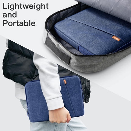 Sierra Laptop Sleeve Hoes voor 13,3 Inch MacBook Air/Pro, 14 Inch MacBook Pro M4 / M3 / M2 / M1 2021-2024, 13-13,6 Inch Laptop Notebook, Case Bag Waterdichte Beschermhoes (Kobalt Blauw)