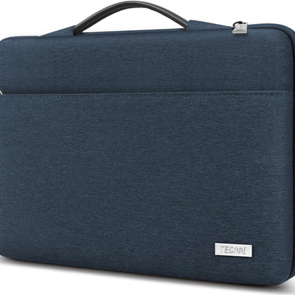 Sierra 15 15,6 inch laptophoes voor 15,6 inch HP Dell Lenovo Thinkpad Ideapad Acer ASUS Chromebook Samsung Notebook, waterdichte laptoptas/tas 15.6, denim blauw