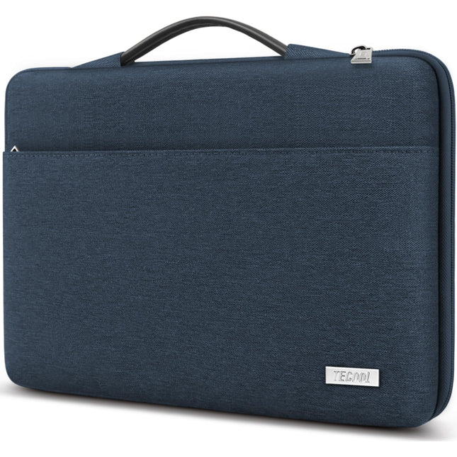 Sierra 15 15,6 inch laptophoes voor 15,6 inch HP Dell Lenovo Thinkpad Ideapad Acer ASUS Chromebook Samsung Notebook, waterdichte laptoptas/tas 15.6, denim blauw