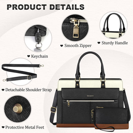 Sierra Handtas dames shopper dames groot met portemonnee 2-delige set