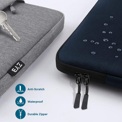 Sierra Laptoptas Hoes Sleeve beschermhoes voor 2022 2020-2021 MacBook Air 13 13.6 M2 M1, 2012-2022 Macbook Pro 13 M2 M1,2021 2023 MacBook Pro 14 M2 M1,13.5 Surface Laptop,Huawei MatebookD 14,Blauw