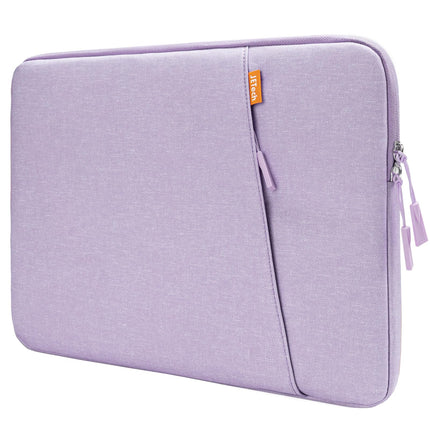 Sierra Laptop Mouw Case voor 14-Inch MacBook MacBook Air/Pro, MacBook Pro M4 / M3 / M2 / M1 2021-2024, Waterdichte Tas Hoes met Zak, Compatibel met 14 Inch Notitieboekje (Lichtpaars)