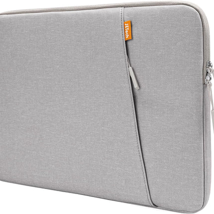 Sierra Laptop Sleeve Hoes voor 13,3 Inch MacBook Air/Pro, 14 Inch MacBook Pro M4 / M3 / M2 / M1 2021-2024, 13-13,6 Inch Laptop Notebook, Case Bag Waterdichte Beschermhoes (Lichtgrijs)