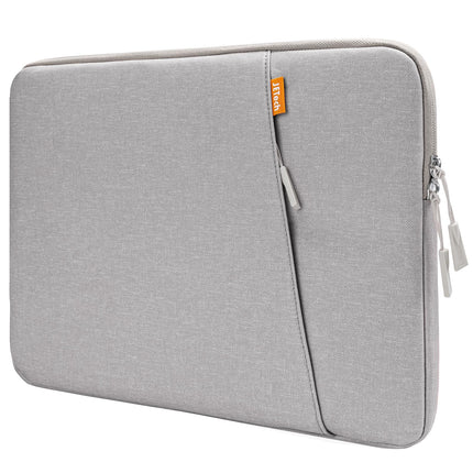 Sierra Laptop Sleeve Hoes voor 13,3 Inch MacBook Air/Pro, 14 Inch MacBook Pro M4 / M3 / M2 / M1 2021-2024, 13-13,6 Inch Laptop Notebook, Case Bag Waterdichte Beschermhoes (Lichtgrijs)