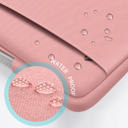 Sierra Laptop Hoes Sleeve Draagtas voor 15,6 Inch HP Lenovo Acer Dell Samsung notebook, MacBook Pro 16 Inch Cover met Intrekbare Handgreep, Roze