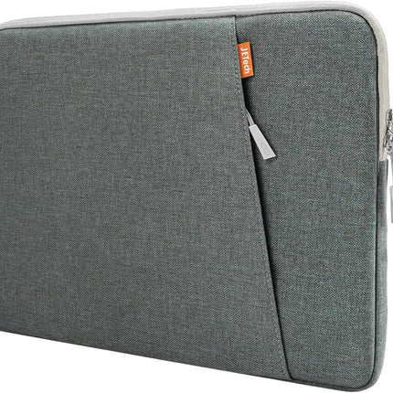 Sierra Laptop Sleeve Hoes voor 13,3 Inch MacBook Air/Pro, 14 Inch MacBook Pro M4 / M3 / M2 / M1 2021-2024, 13-13,6 Inch Laptop Notebook, Case Bag Waterdichte Beschermhoes (Grijs)