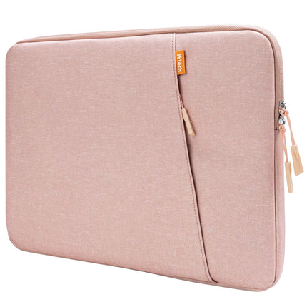 Sierra Laptop Mouw Case voor 14-Inch MacBook MacBook Air/Pro, MacBook Pro M4 / M3 / M2 / M1 2021-2024, Waterdichte Tas Hoes met Zak, Compatibel met 14 Inch Notitieboekje (Rosé Goud)
