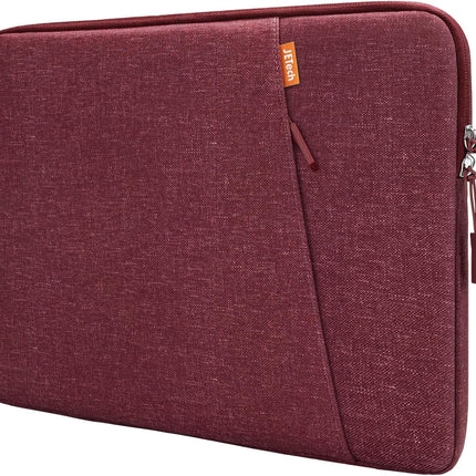 Sierra Laptop Sleeve Hoes voor 13,3 Inch MacBook Air/Pro, 14 Inch MacBook Pro M4 / M3 / M2 / M1 2021-2024, 13-13,6 Inch Laptop Notebook, Case Bag Waterdichte Beschermhoes (Rood)