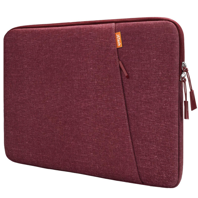 Sierra Laptop Sleeve Hoes voor 13,3 Inch MacBook Air/Pro, 14 Inch MacBook Pro M4 / M3 / M2 / M1 2021-2024, 13-13,6 Inch Laptop Notebook, Case Bag Waterdichte Beschermhoes (Rood)