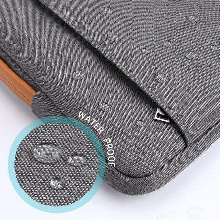 Sierra Laptop Hoes Sleeve Draagtas voor 15,6 Inch HP Lenovo Acer Dell Samsung notebook, MacBook Pro 16 Inch Cover met Intrekbare Handgreep, Donker grijs