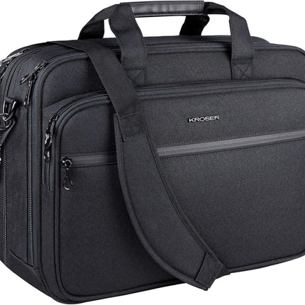 KROSER Laptoptas Laptoptas past Tot Laptop Waterafstotend Lichtgewicht Schoudertas Laptoptas Laptoptas Computertas voor Reizen/Zakelijk/School/Heren/Dames