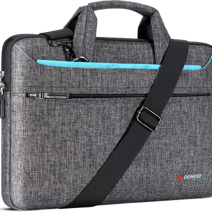 Sierra 14 inch waterdichte laptoptas, aktetas, schoudertas, notebooktas voor 14" Lenovo IdeaPad Yoga 710 ThinkPad A475/HP Stream 14 Pavilion 14/Asus/Dell, blauw