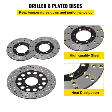 VEVOR Hoofdremcilinderset voor Go-Kart Hammerhead en Trailmaster 150cc Go-Karts Ideaal voor doe-het-kartliefhebbers