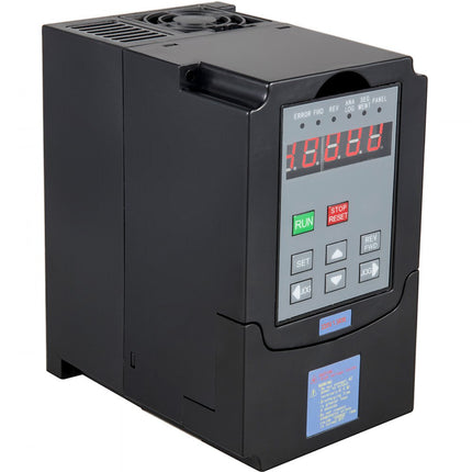 VEVOR Omvormer 1,5 Kw 220 V Variabele Frequentie Drive Frequentieregelaar Inverter Vfd
