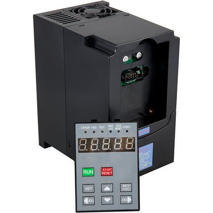 VEVOR Omvormer 1,5 Kw 220 V Variabele Frequentie Drive Frequentieregelaar Inverter Vfd