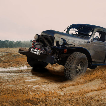 VEVOR Elektrische Lier 13500LBS 12V Winch Elektrische Stalen Kabellier Serie Gewonden Trailer 6120kg Verzending