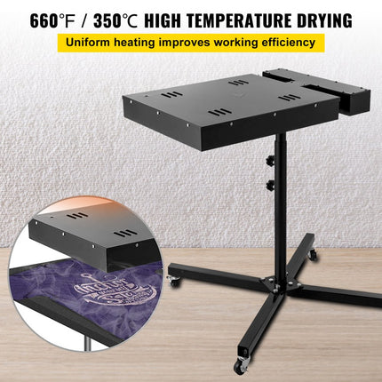 Zeefdruk Flitsdroger Zeefdruk Uithardingsapparatuur Bijgewerkt 40 x 40 cm