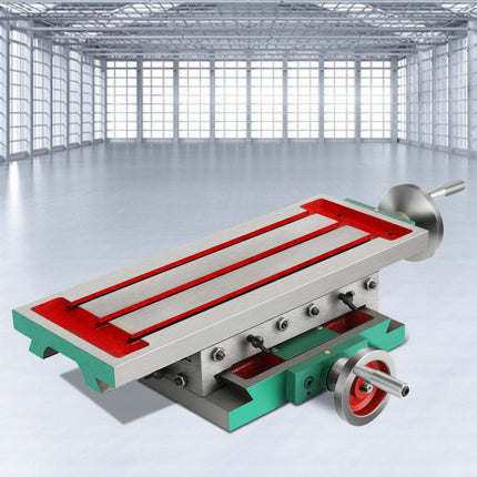 VEVOR schroefklem bankschroef 450 mm, tafel bankschroef 170 mm, tafelklem 100 mm, metaal Professionele gietijzeren bankschroef voor kolomboormachines Brede bekken en veelzijdig gebruik